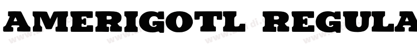 AmerigoTL Regular字体转换